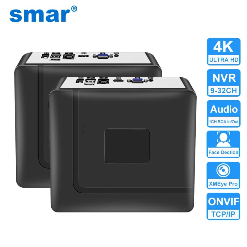 H.265 8MP 4K Videoregistratore di rete 8CH 9CH 16CH 32CH CCTV NVR Supporto Face Detection per 5MP 4K Telecamera IP Onvif XMEYE APP