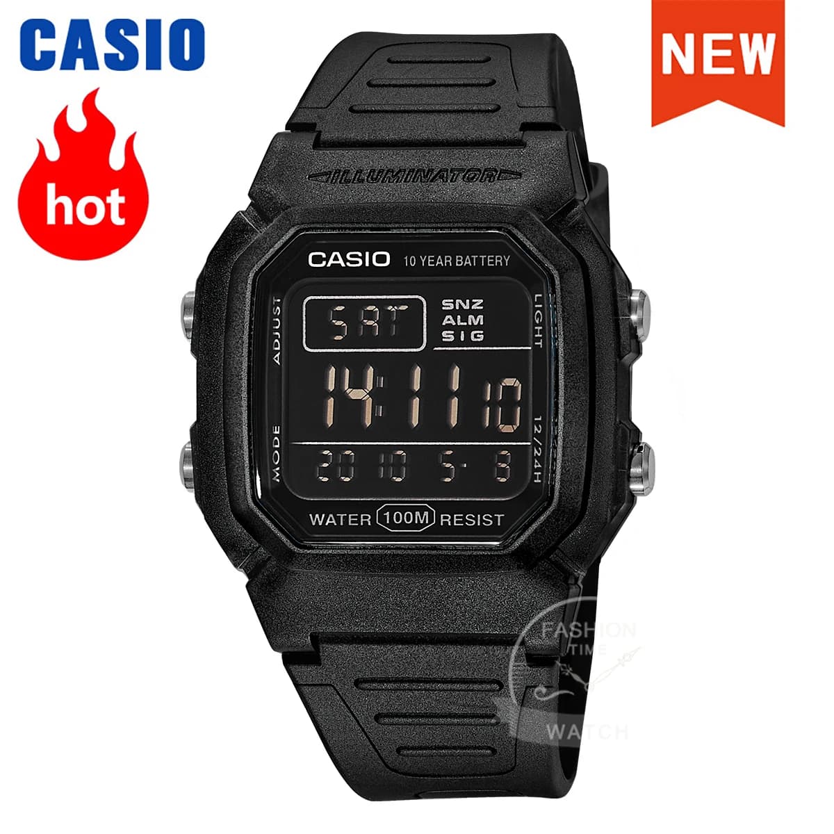 Watch Casio g shock men's watch top luxury military set 10 years battery life digital quartz watch relogio men's watch W-800H