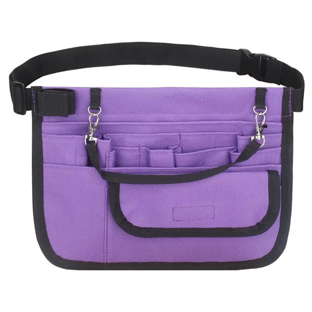 Marsupio Infermieristico Multitasche con Cintura Regolabile Rinforzata, Borsa Porta Utensili Organizzatore in Tessuto Oxford, Marsupio Infermieristico