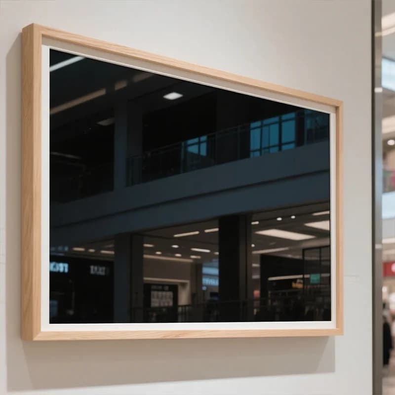 Cornice Digitale LCD Anti-Riflesso Opaca da 15.6, 21.5, 32, 43 Pollici per Gallerie d'Arte Private, Mostre, Musei Digitali e Smart TV