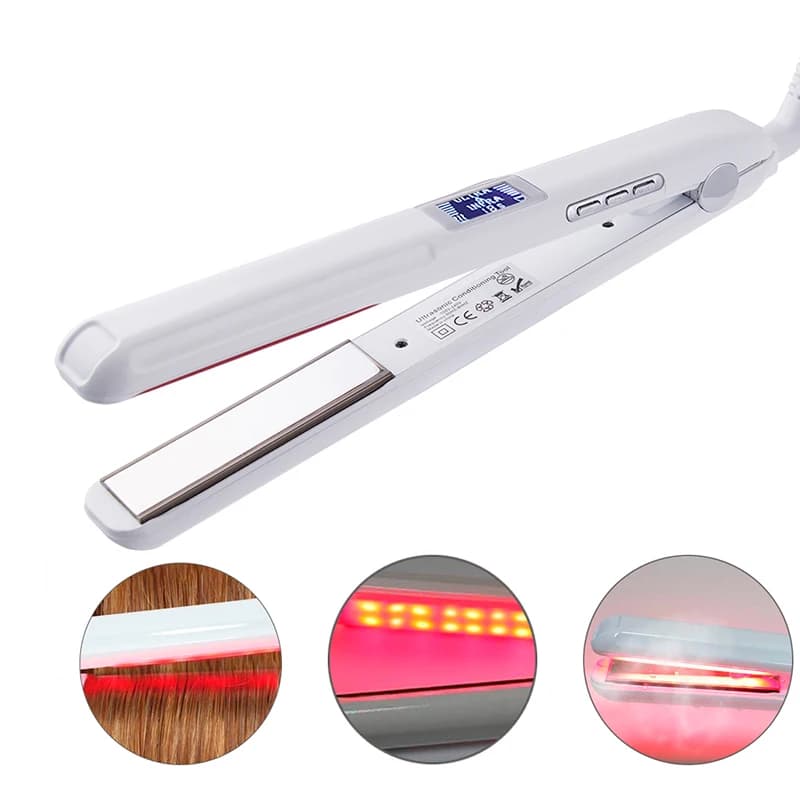 YY New update ceramic hair plate ultrasound cold iron plate for treatment treatment of damaged hair keratin repair treatment
