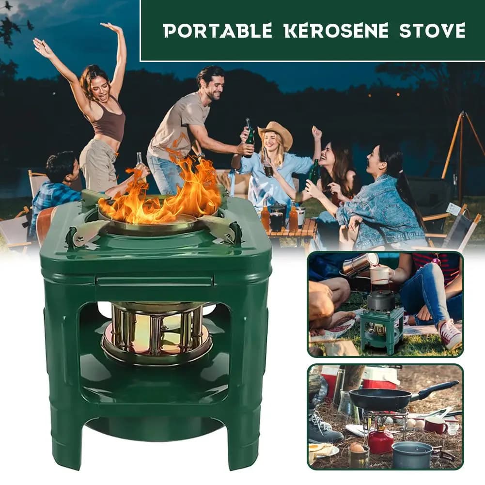 8 Stoppini Portable Kitchen Tools for Cherosene Stove, Universal Cooking Tool, Windproof Burner, Camping Heater