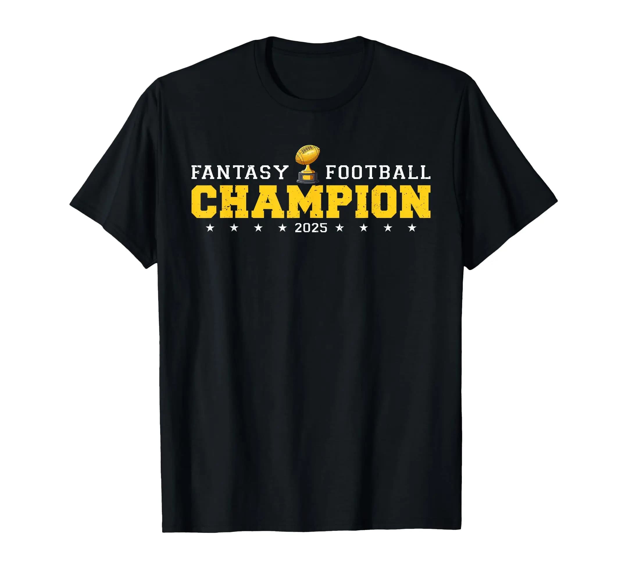 T-Shirt con Emblema del Trofeo Scudo Campione Fantasy Football 2025