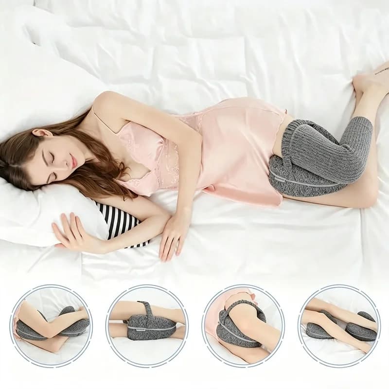 Leg Support Knee Pillow Pregnant Women Side Sleep Leg Decompression Cushion Portable Travel Sleeping Pillow