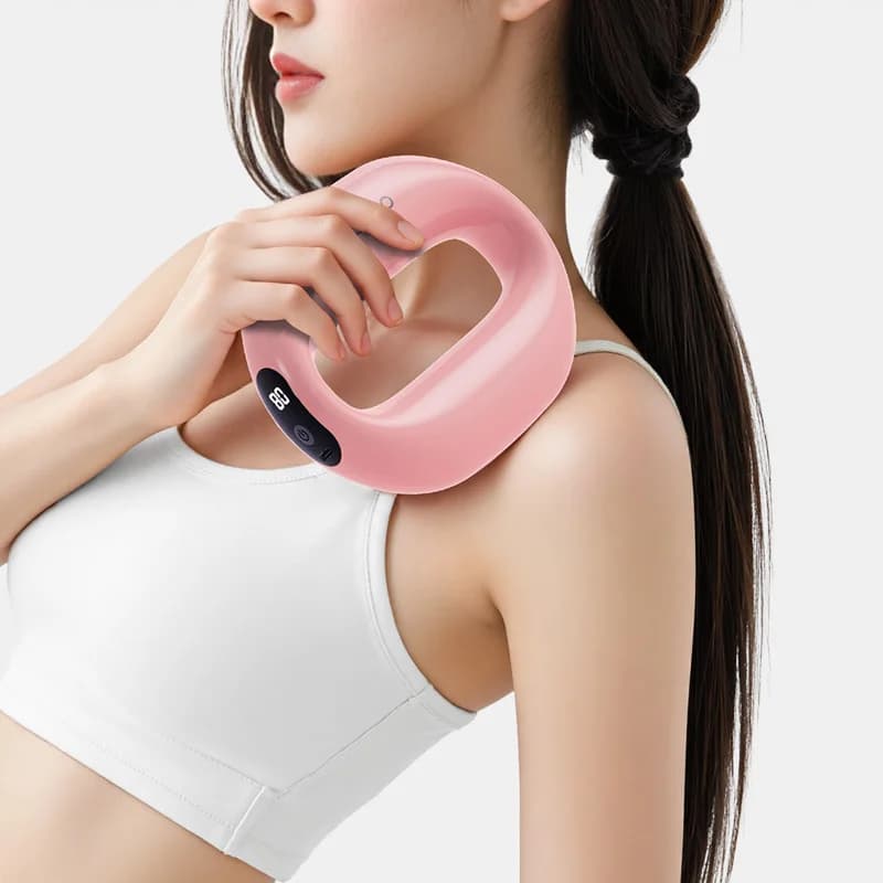 Electric Fascia Massage Ring Blet Shaking Fat Burning Muscle Relaxation Lumbar Abdominal Vibration Fascia Gun Massager