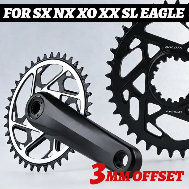 3 Bolt Chainring Direct Mount Crown For Sram Sx Nx Xx Sl Xo 12v Eagle Crown 34 36 38 40 Teeth Sprocket Mtb 10v 11v 3mm Offset