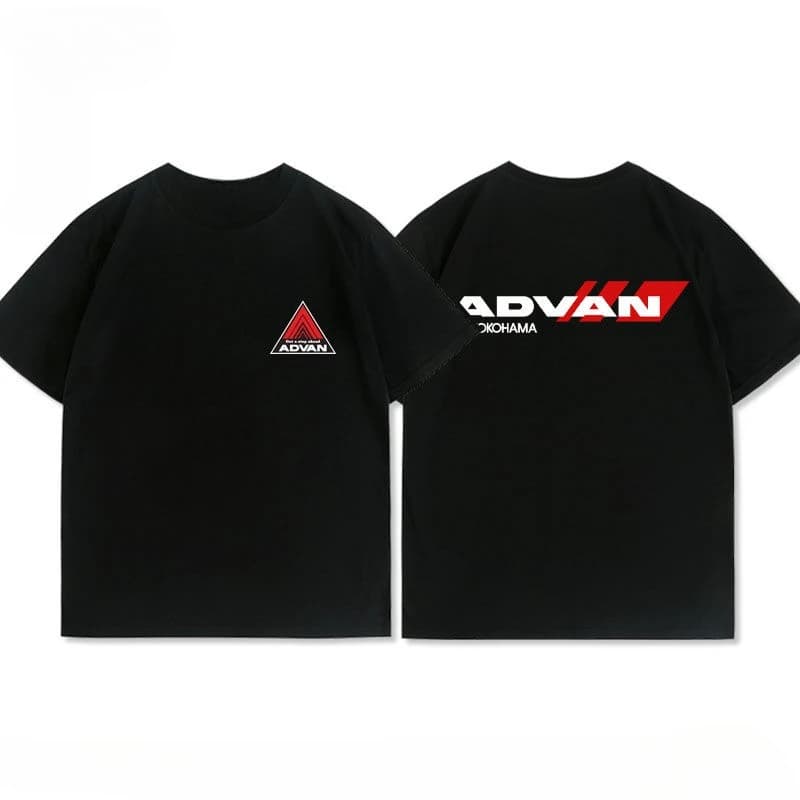 2026 Japan JDM Modified Yokohama Advan Wheel Hub T-shirt Men's Clothing Women's comfortable and casual Wear Cotton