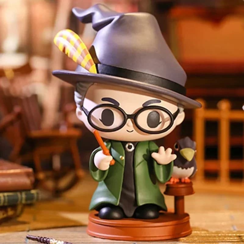 POP MART Magic Novel Wizarding World Props Series Blind Box Guess Bag Decorazione del desktop Modello carino Regalo Ragazza Giocattoli Anime