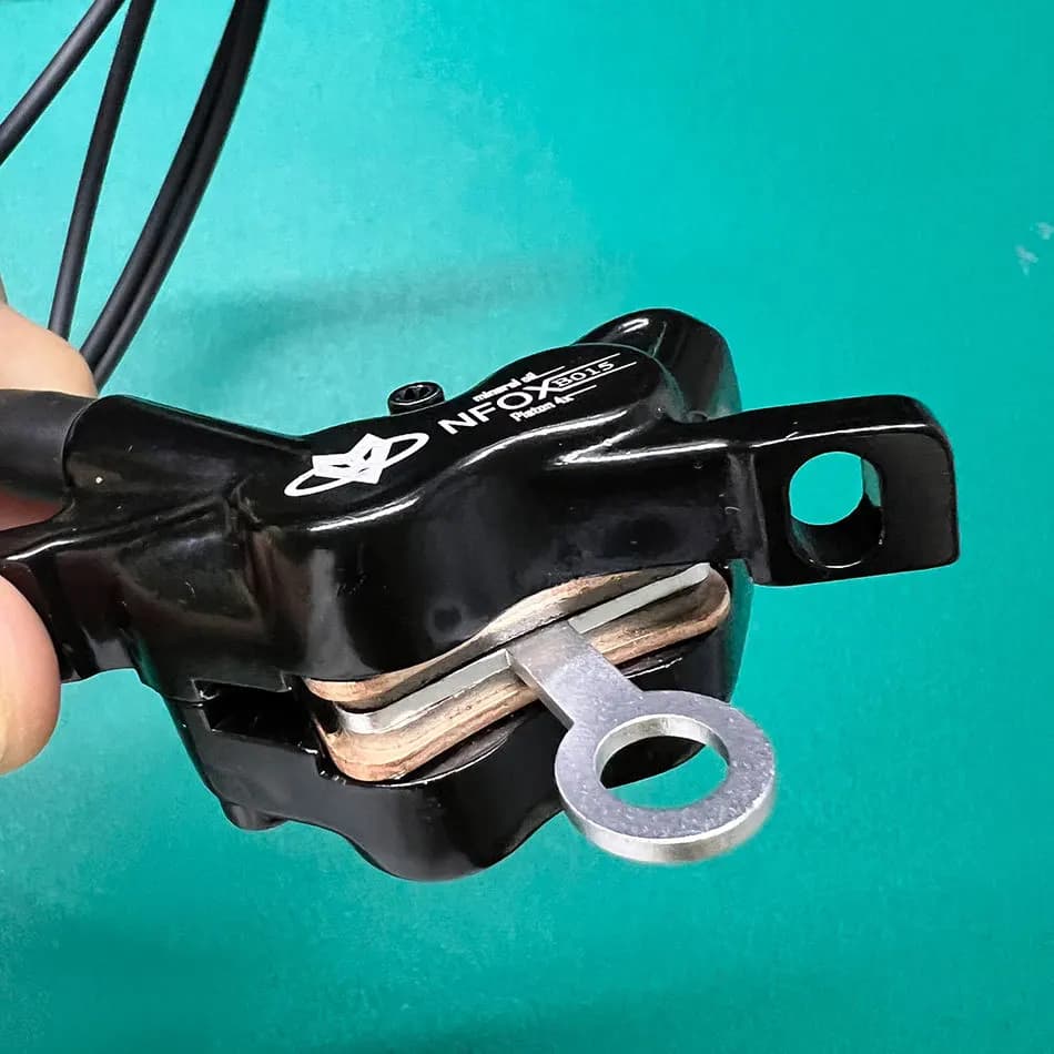 Distanziatore per Pinza Freno a Disco Idraulico per Bicicletta, Protezione Anti-Sfregamento in Alluminio per Mountain Bike, Accessori per Manutenzione e Riparazione