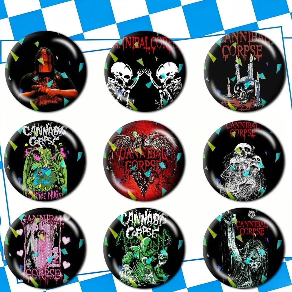 C-Cannibal C-Corpse Brutal Death Metal Brooches Badge Pins Backpack Hat Accessories Friend Gift Creative Accessories