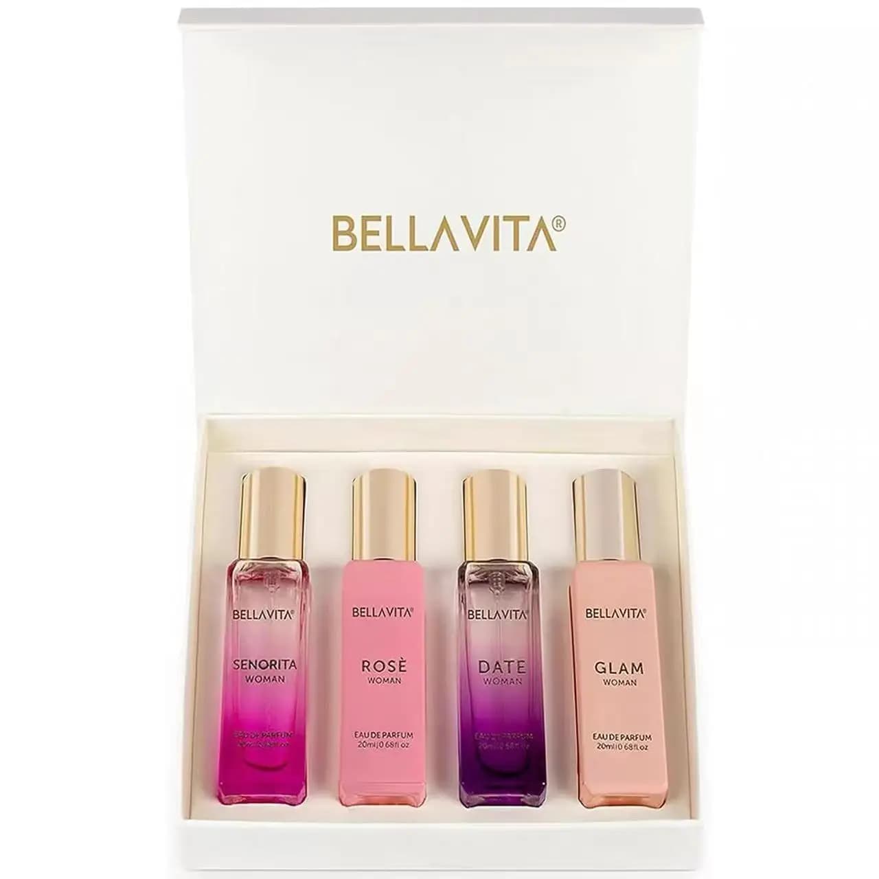 Beautiful Life Luxury Perfume Gift Set for Men, 4x20 ML, Organic