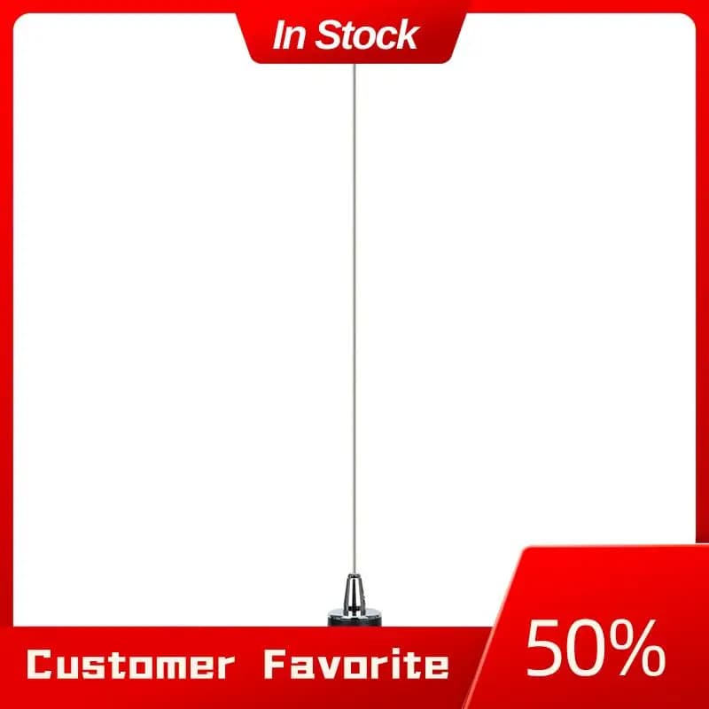 1 pezzo Ad Alto Guadagno Auto Mobile Ham Autoradio Walkie Talkie Antenna Auto Mobile Ham Antenna NMO 220-250Mhz 100W