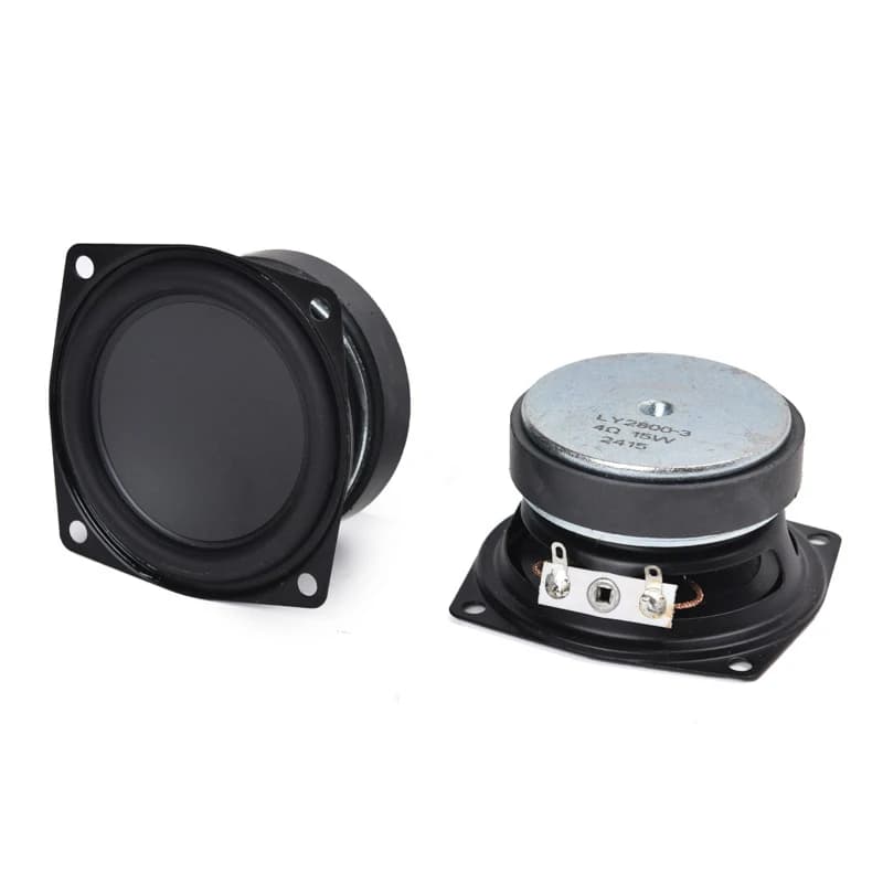Altoparlante Bluetooth Esterno Magnetico Compatto 2.5 Pollici 4 Ohm 15 Watt Bordo in Gomma Impermeabile IPX7 per Esterni