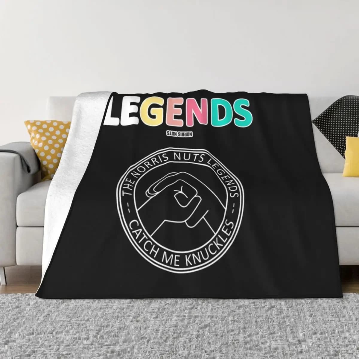 Norris Nuts Legends - Catch Me Knuckles coperta da tiro coperte ands Thins coperte Decorative