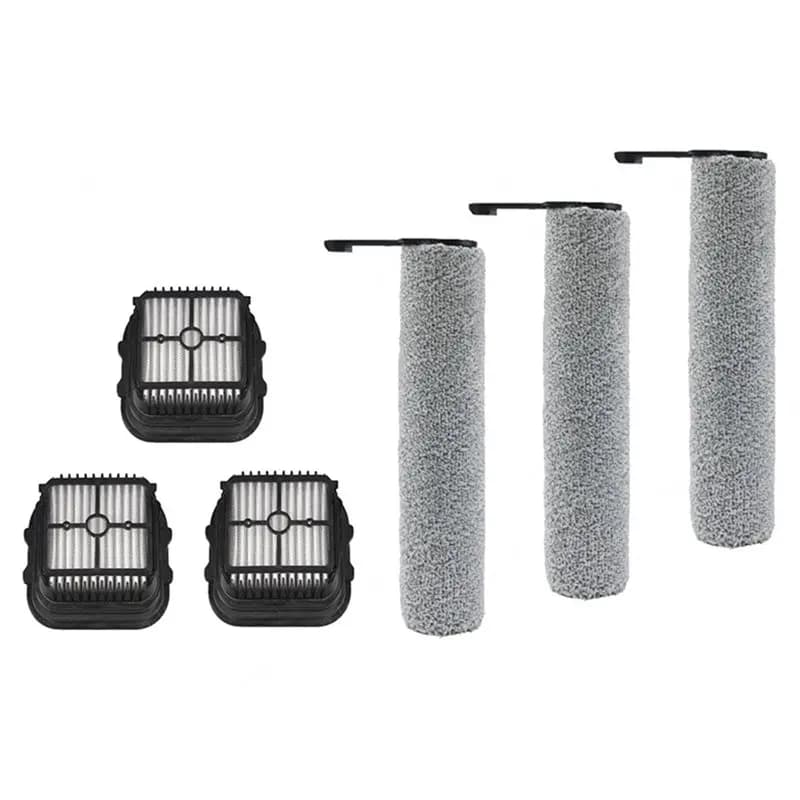 A02V-Per Laresar S7 Pro Parti di ricambio 6PCS Spazzola a rullo e filtro Hepa per aspirapolvere