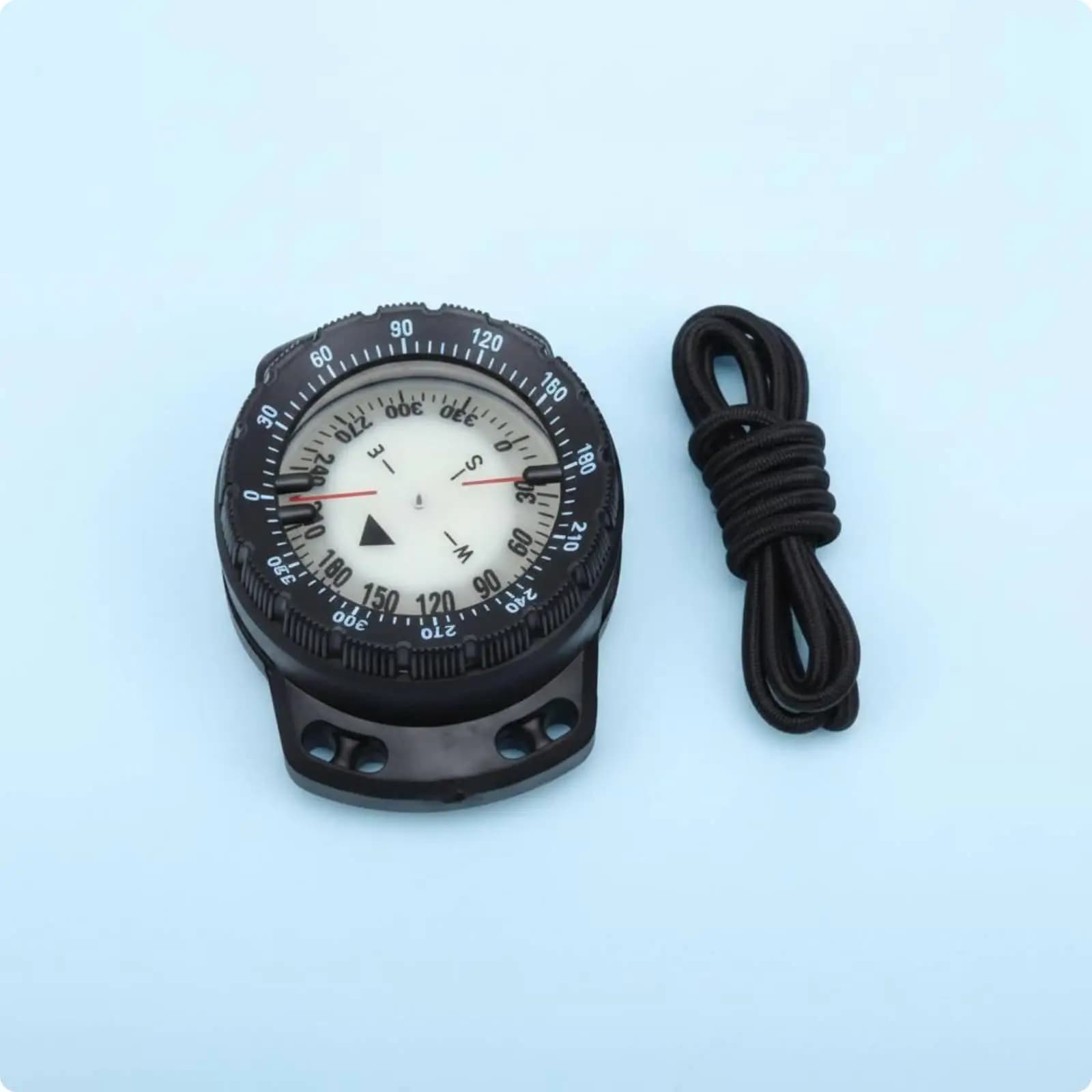 Diving Bcd Jacket Precision Navigation Compass Compact Outdoor Gear Bungee Mount for Secure Underwater Diving