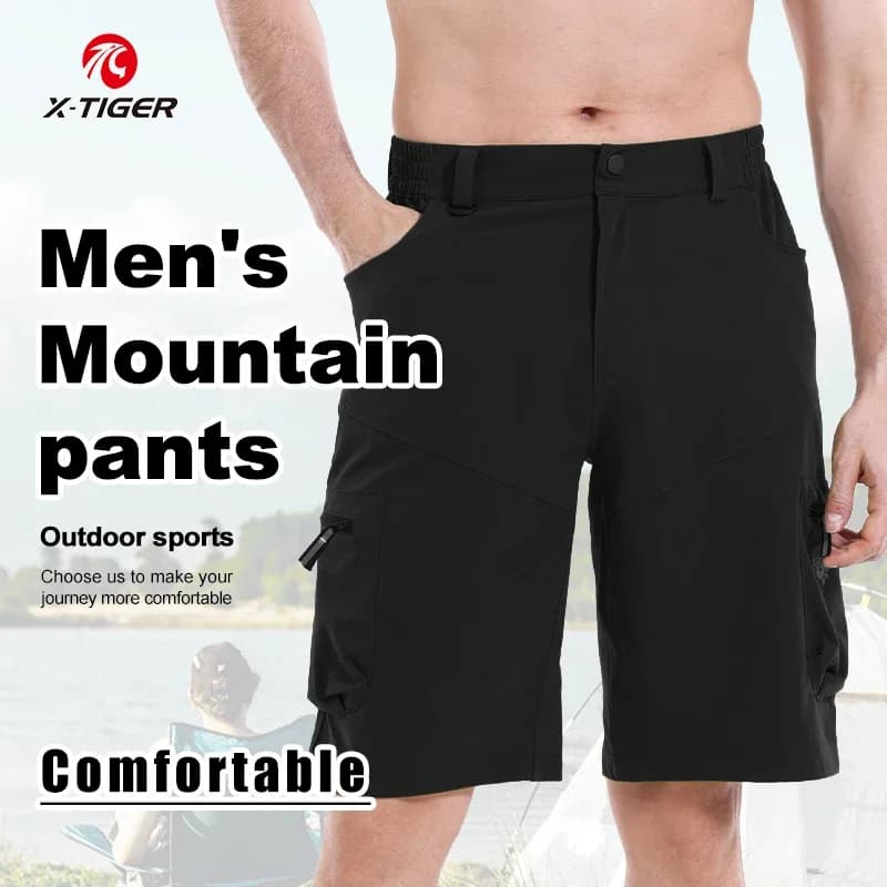 X-TIGER Summer mountain bike shorts Relaxed and breathable road cycling shorts Porous cycling pants for climbing