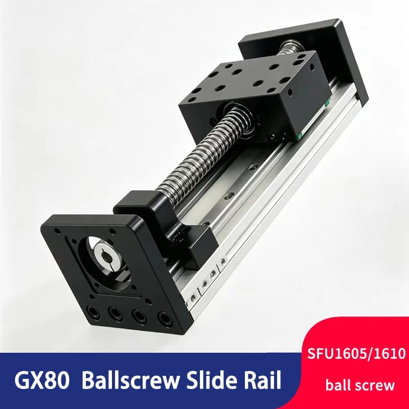 Spedizione Gratuita - Guida Lineare a Sfere SFU 1605/1610 con Corsa Effettiva 50-800MM, Tavola Scorrevole per CNC e Stampanti 3D