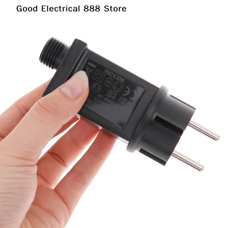 Adattatore di Alimentazione 31V 12W Sempre Acceso/Lampeggiante per Luci a Stringa LED, Driver LED Impermeabile IP44 EU