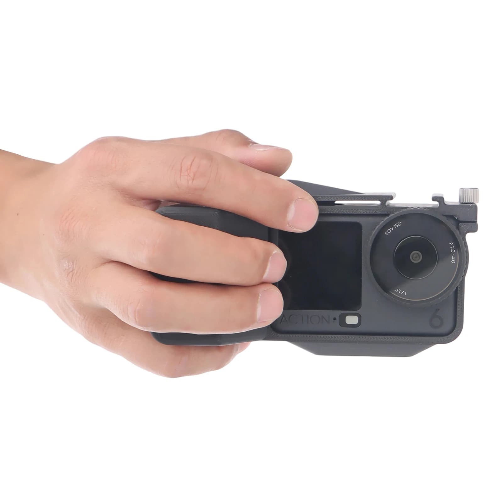 Street Grip Support for vlog Combo Camera grip support ForDJI OSMO ACTION 6 Action camera grip with anti-smarriage cord Camera accessory