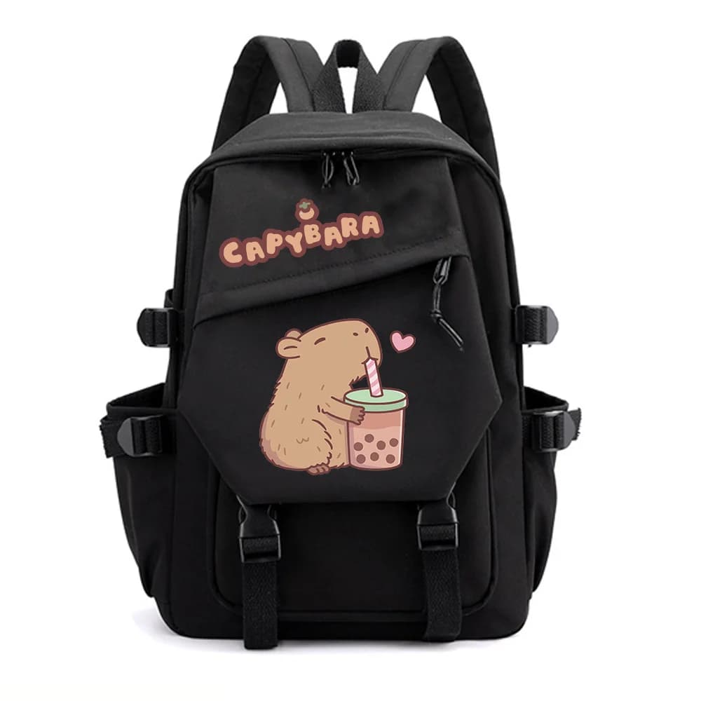New Back-to-School Season Capybara Backpack Unisex Student Travel Study Double Shoulder School Bag Student Backpack