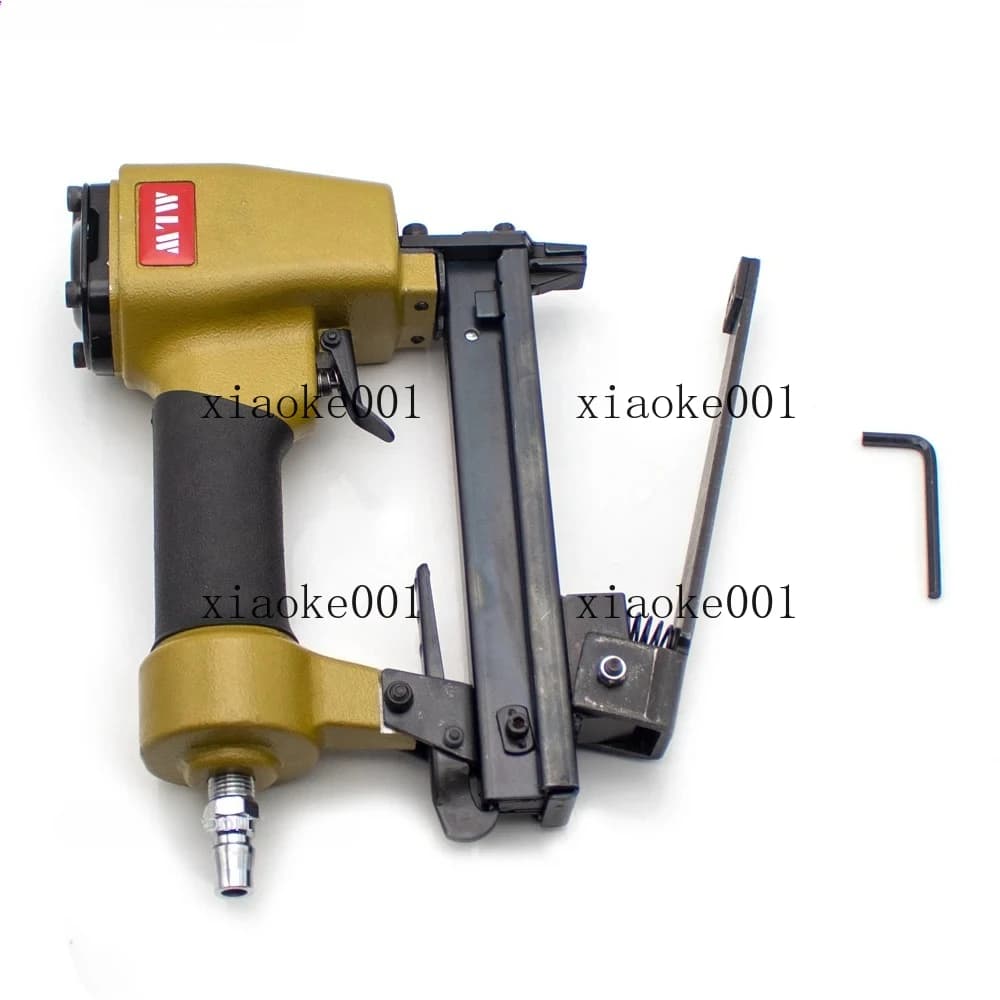 1022J Pistola per punti metallici pneumatica multifunzionale Codice Pistola sparachiodi Libro Fogna Tessuto in pelle Cartone Chiodatrice ad aria per legno Cucitrice