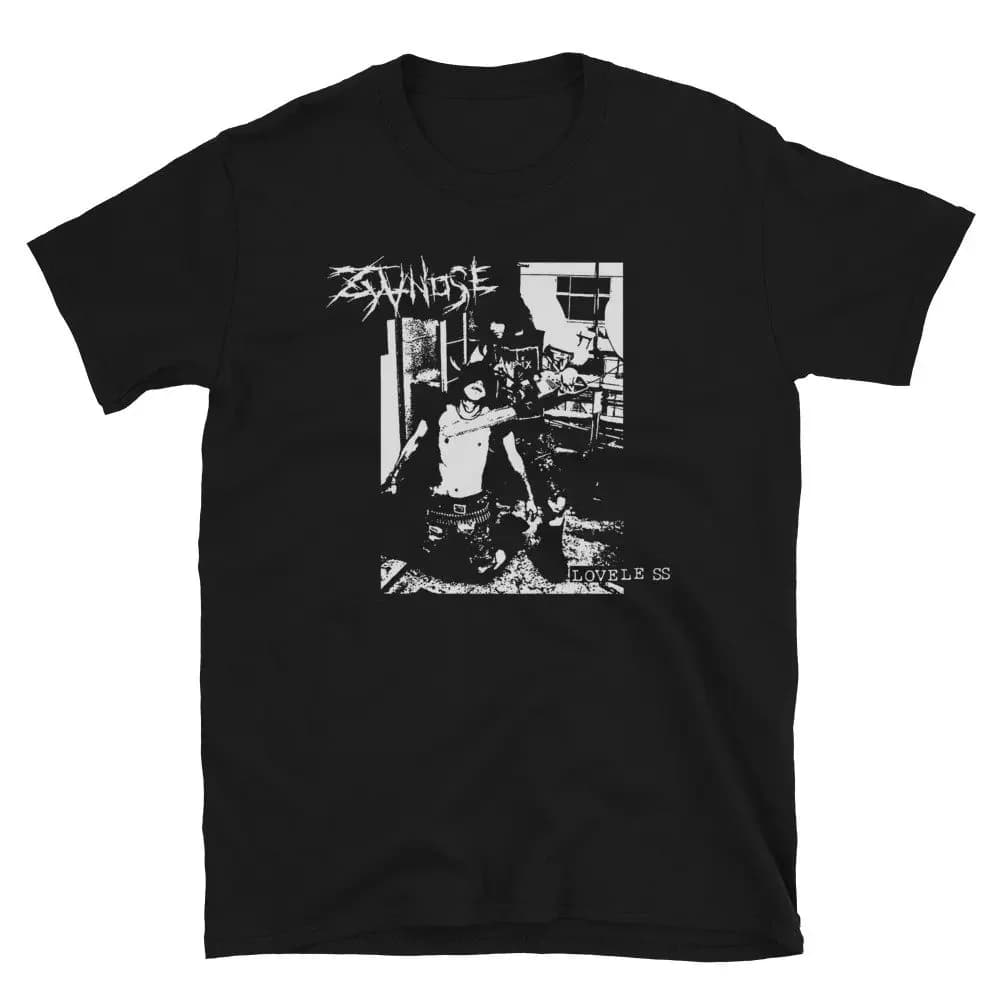 T-shirt da golf in cotone, abbigliamento estetico, camicia Loveless di ZYANOSE
