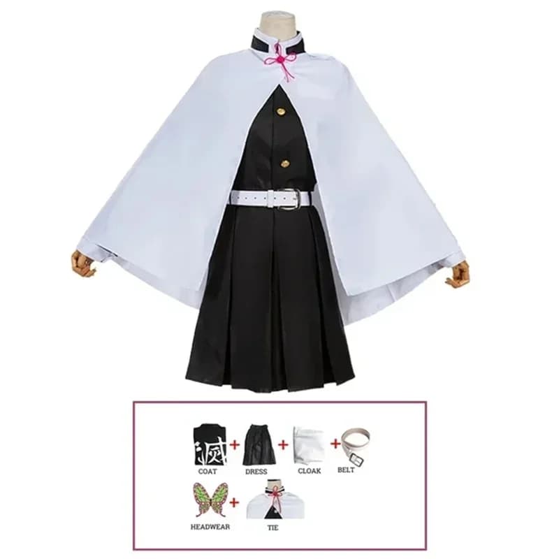 Halloween Demon Slayer Cosplay Tanjiro Nezuko Cosplay Bambini Shinobu Costume Anime giapponese Cartoon Costume di Halloween Natale