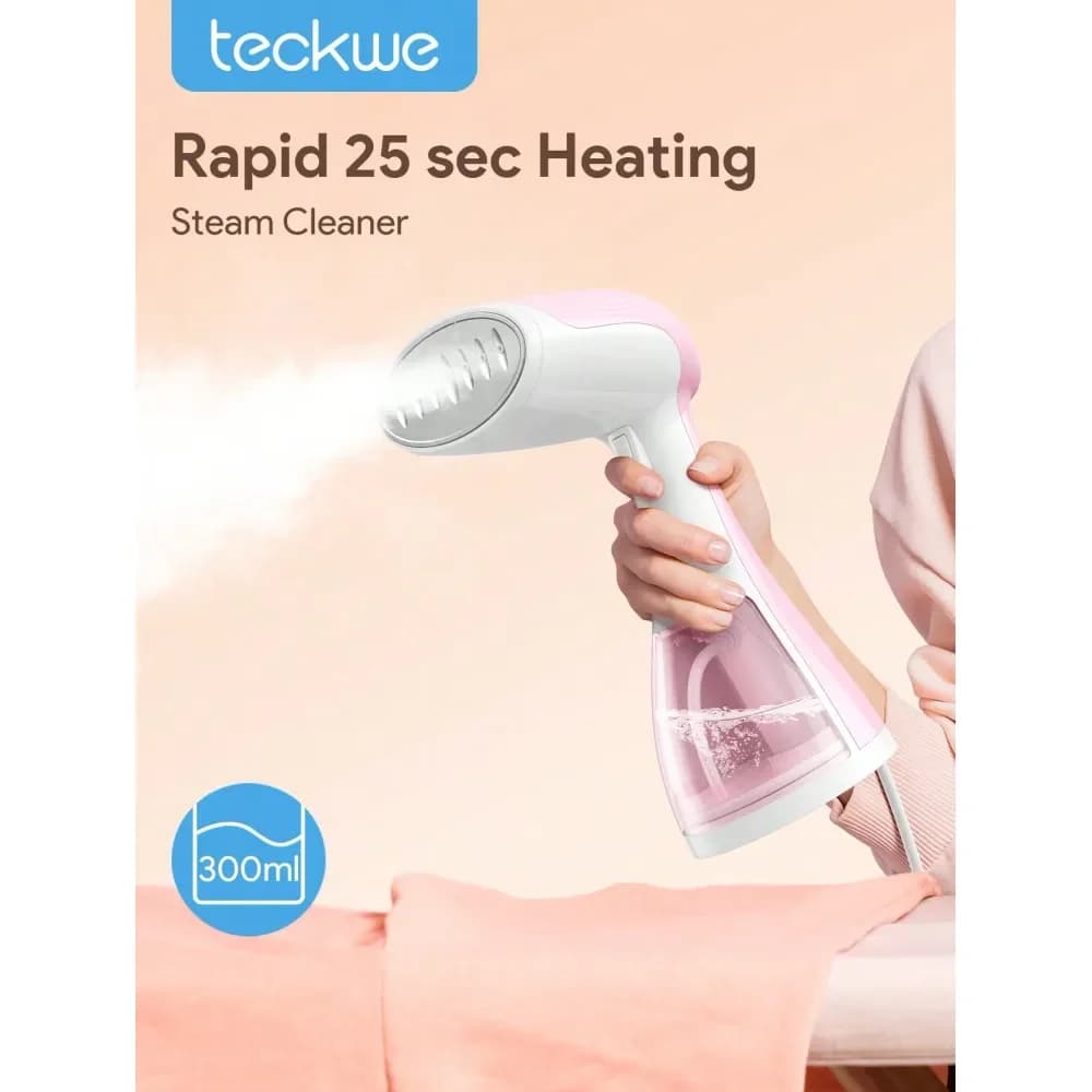 Pulitore a vapore 3 in 1 per stirare i vestiti a casa, ferro da stiro a vapore verticale, stiratore portatile da viaggio, stiratore manuale per tessuti, 300 ml.