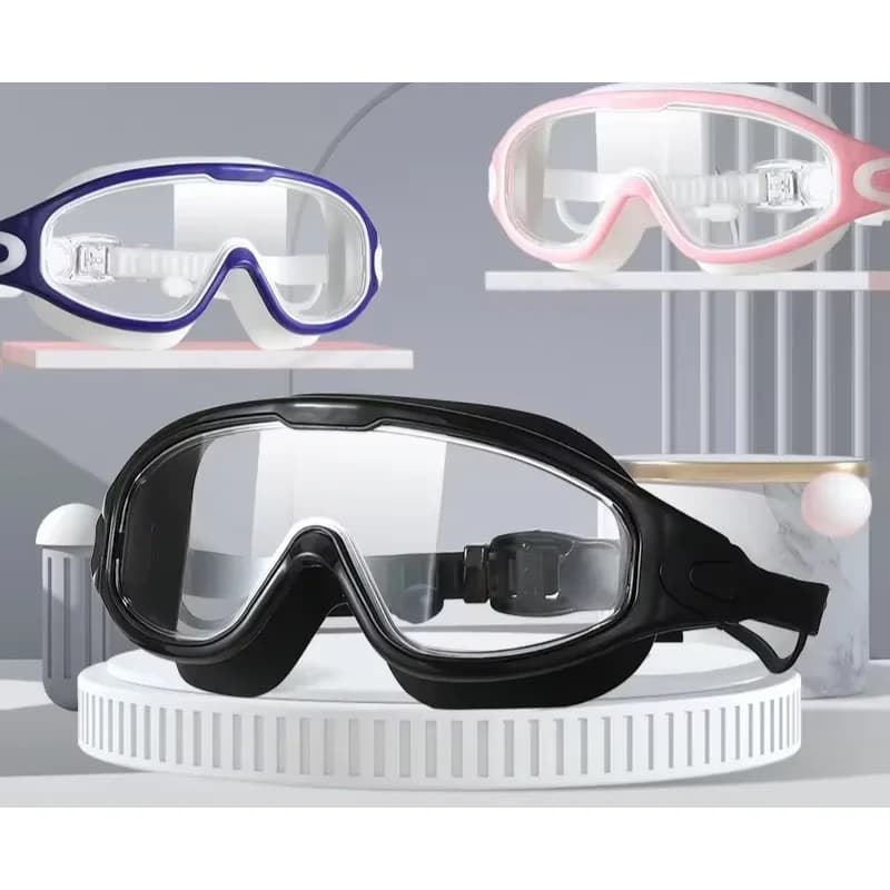 Swimming Goggles For Adult Men And Women High-Definition Waterproof And Anti Fog Electroplating Large Frame Swimming Goggles