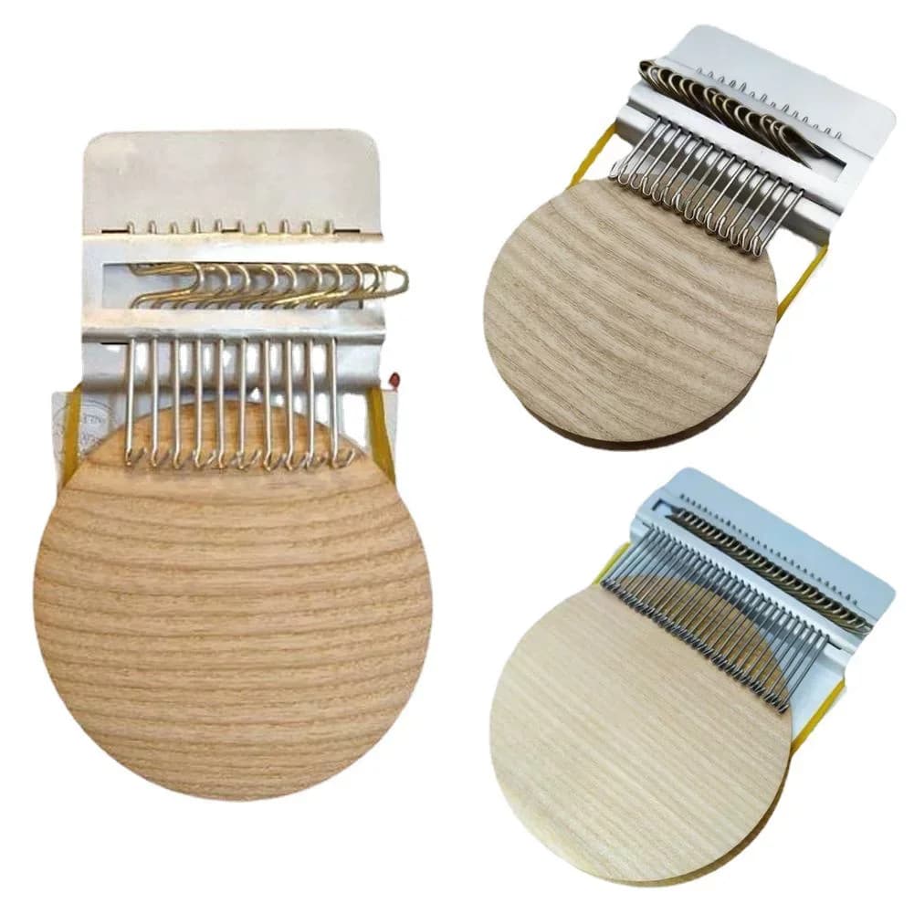 6 sizes Mini Darning-Loom,Portable Knitting Weaving Tool for Clothes Mending & Hole Repair,DIY Emergency Fabric Repair Kit