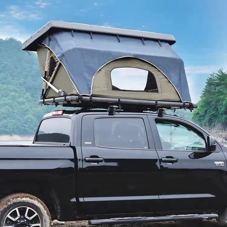 Nuova Tenda da Tetto Rigida per Auto 2 Posti con Telecomando Elettrico per Campeggio 2022