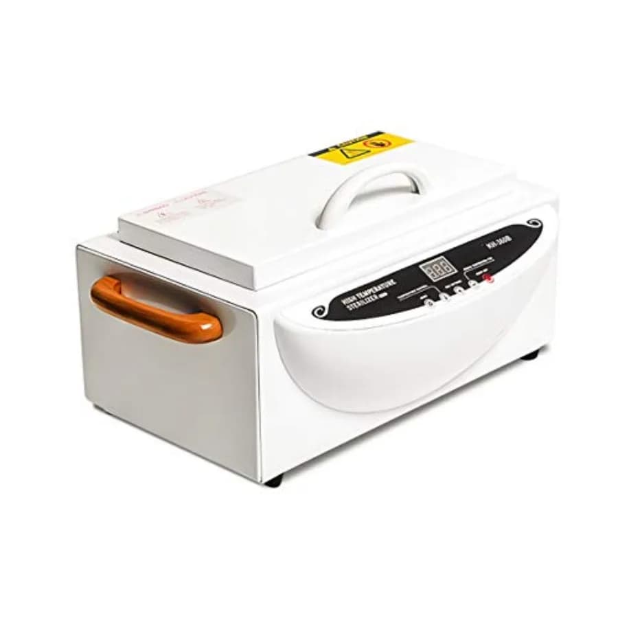 500W Vapore Sterilizer with LCD Beauty Salon Display, Autoclave Box with Black Stainless Steel Body and Rapid Sterilization