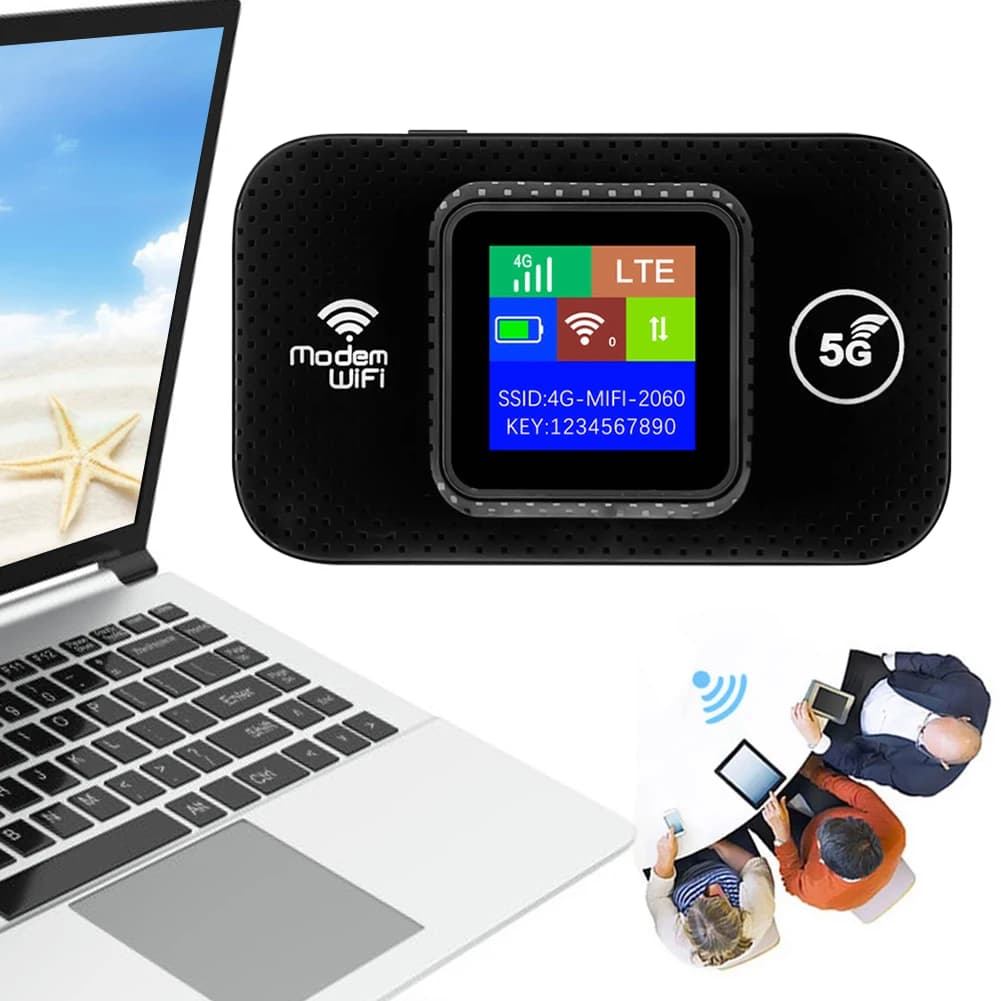 Router WiFi Wireless 4G LTE, Router WiFi Intelligente con Chip Qualcomm MSM8916, Hotspot WiFi Portatile, Connessione Plug & Play per Auto, Banda Larga Mobile