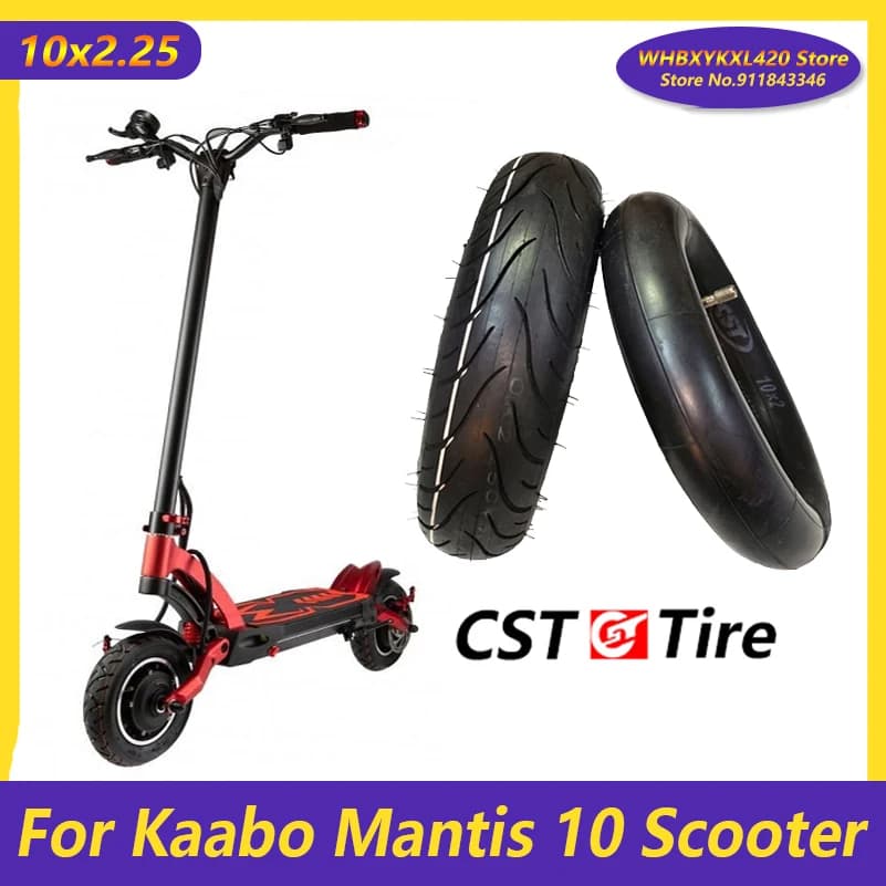 CST 10 Inch Electric Skateboard Tire x2.25 for Kaabo Mantis Scooter Inflatable Front Wheel Outer Tyre *2.25 Part