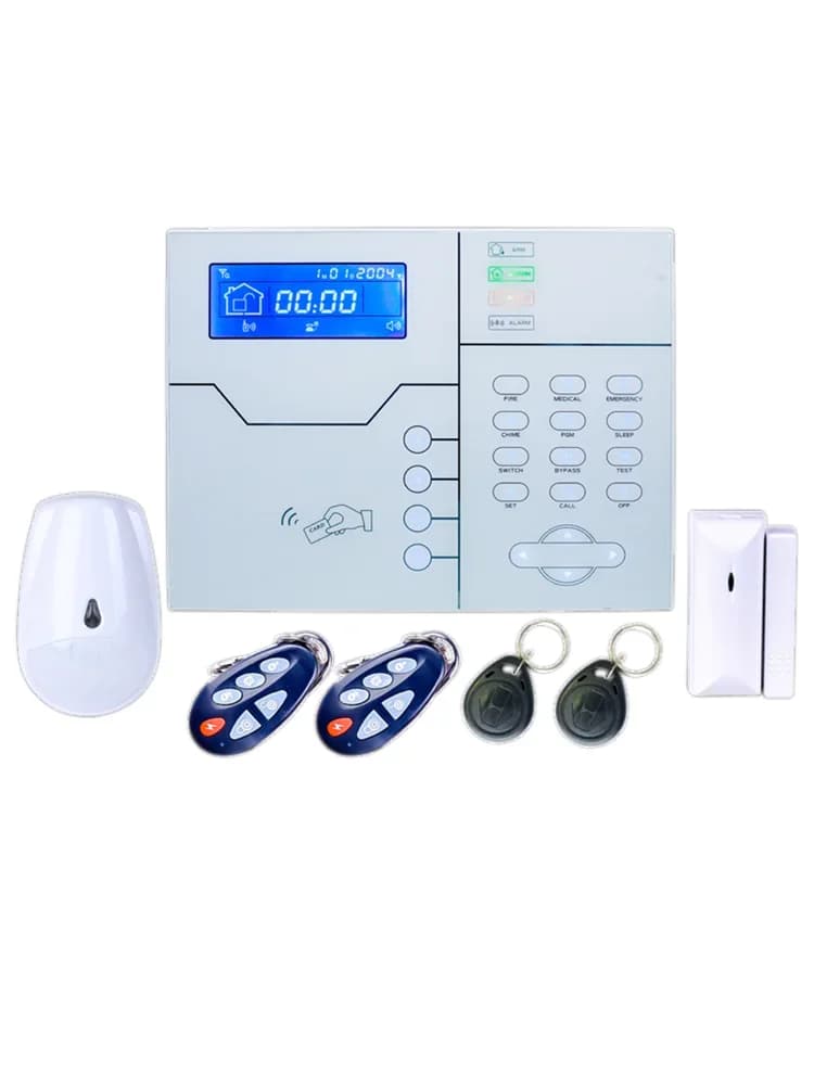 Focus Sistema di sicurezza domestica ST-VGT Ethernet TCP Allarme IP con GSM GPRS Zoni cablati wireless 32 Protezione wireless 8 zone cablate