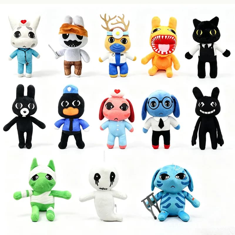=Hot Game Animal Hospital Plush Toy Animal Hospital Anomaly Cat Dog Penguin Bunny Plushie Doll Toy Fans Collectible Gift