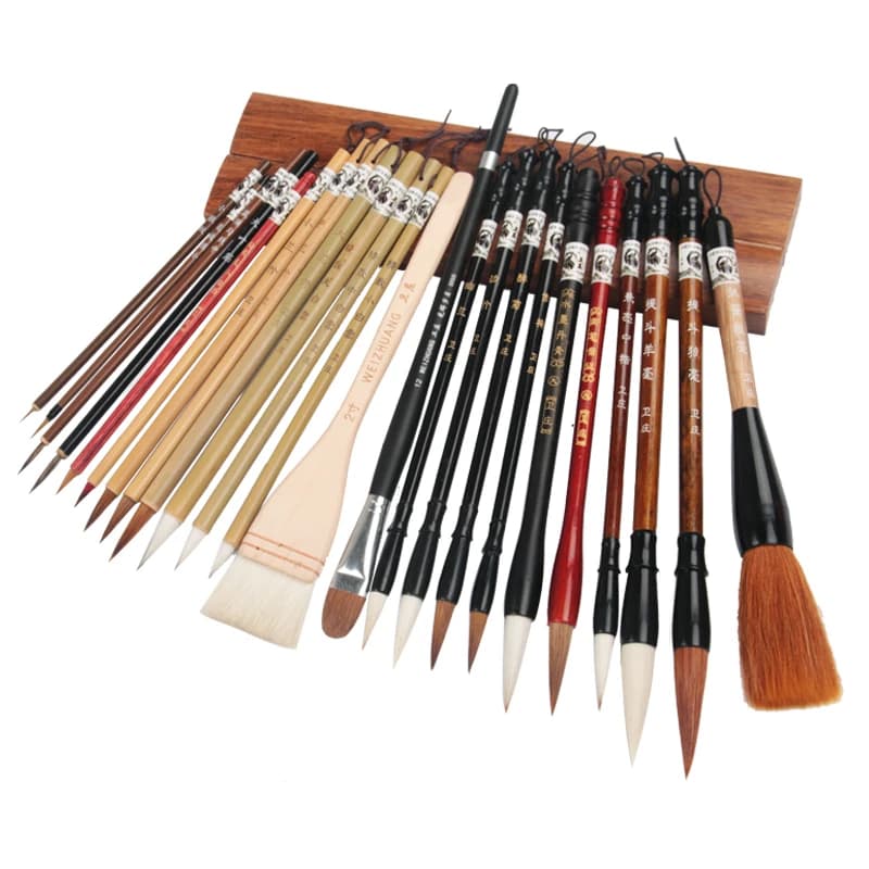 7/15/28pcs Chinese Painting Brush Beginner Calligraphy Painting Art Brush Pen Set Landscape Drawing Line Drawing Tool Caligrafia