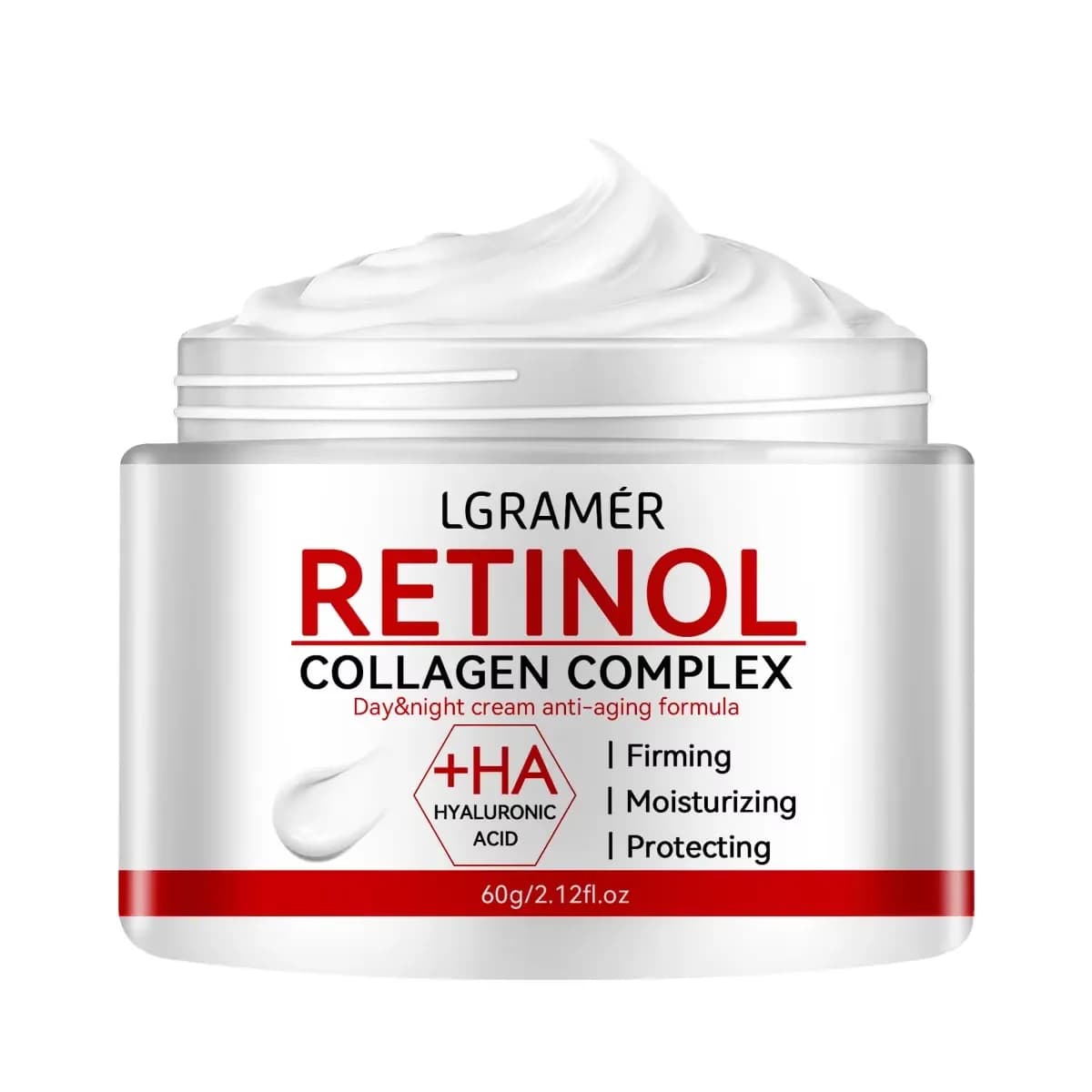 Collagen Lifting Firming Cream Retinol Smooth Wrinkles Face Cream For Moisturizer Whitening Brighten Skin Products For Women&Men
