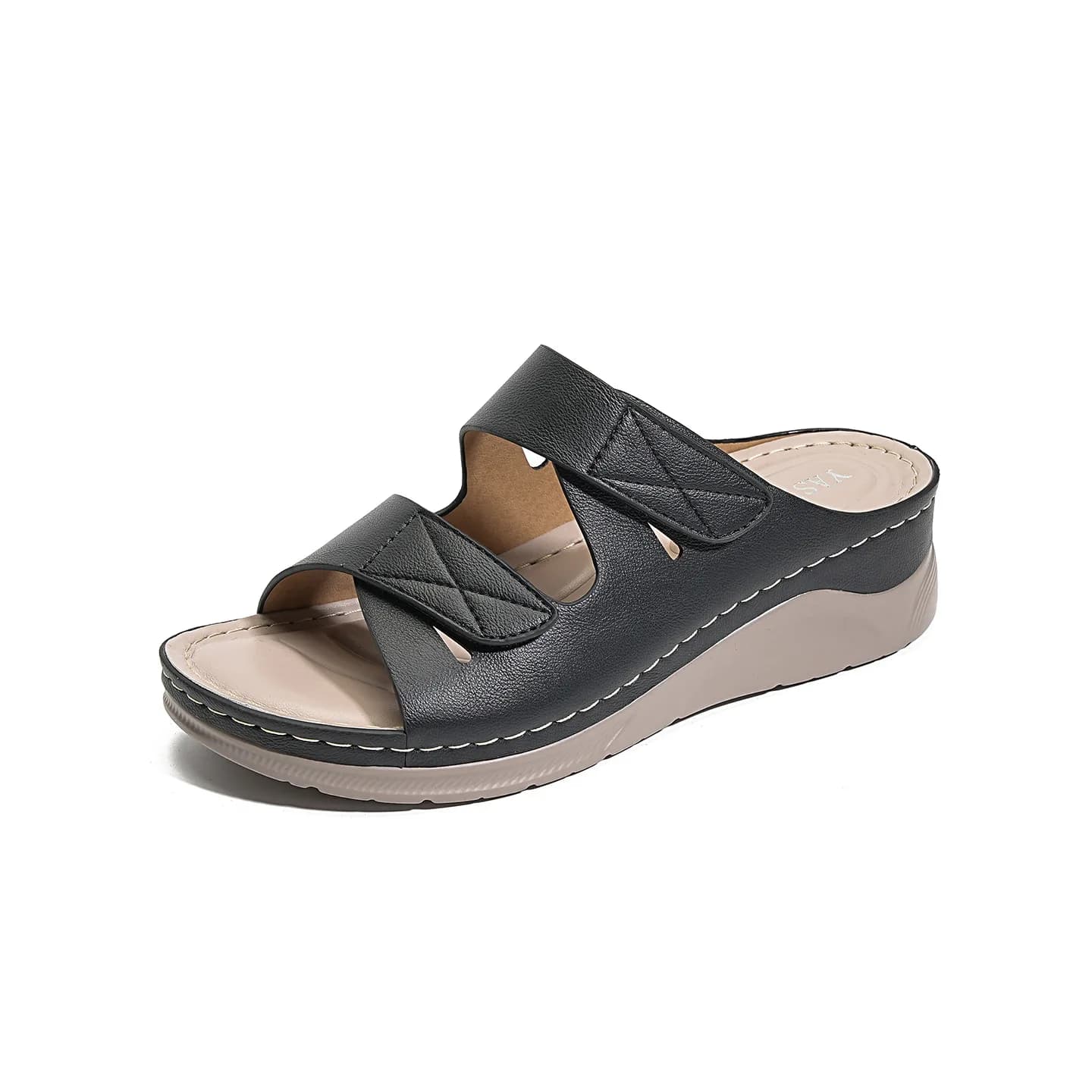 Nuove Scarpe da Donna 2026, Sandali Europei e Americani, Scarpe da Mamma, Sandali Grandi con Tacco a Zeppa