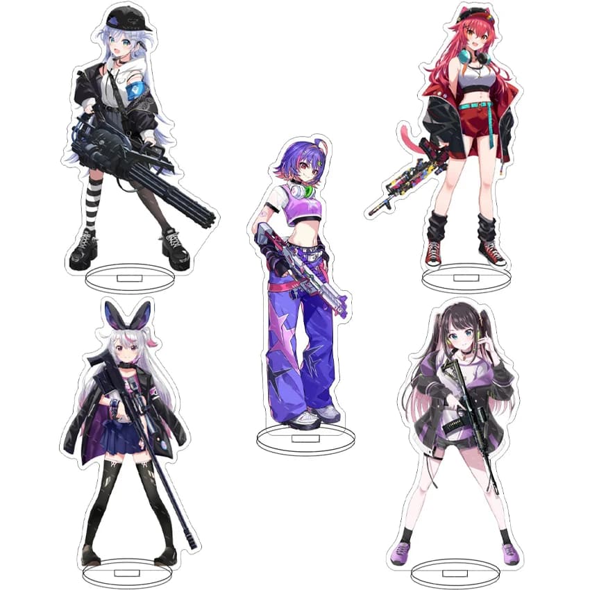 16CM Anime VSPO! Hinano Tachibana Met Komori Noah Kurumi Uruha Ichinose Sumire Kaga Acrylic Stand Figure Cos Ornaments Gifts