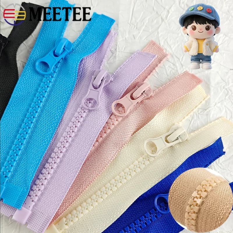 Mini cerniera in resina da 2/5/10 pezzi 15 cm 5 # Cerniere per cucire open-end Abbigliamento per bambole Astuccio Decor Nastro con cerniera Kit di riparazione con cerniera separabile