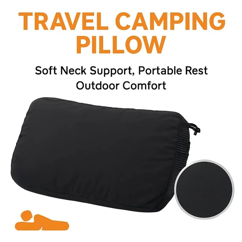 Slow Rebound Camping Travel Pillow for Outdoor Rest