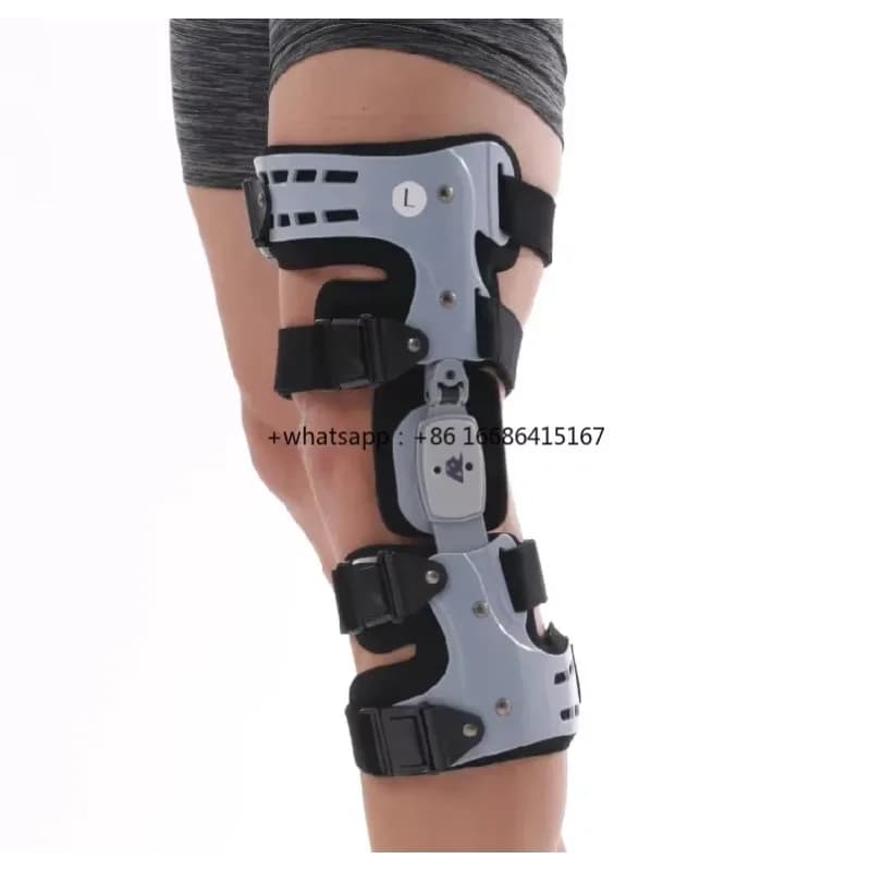 Supporto per Ginocchio con Cerniera OA, Tutore Medico per Osteoartrite, Supporto per Ginocchio OA