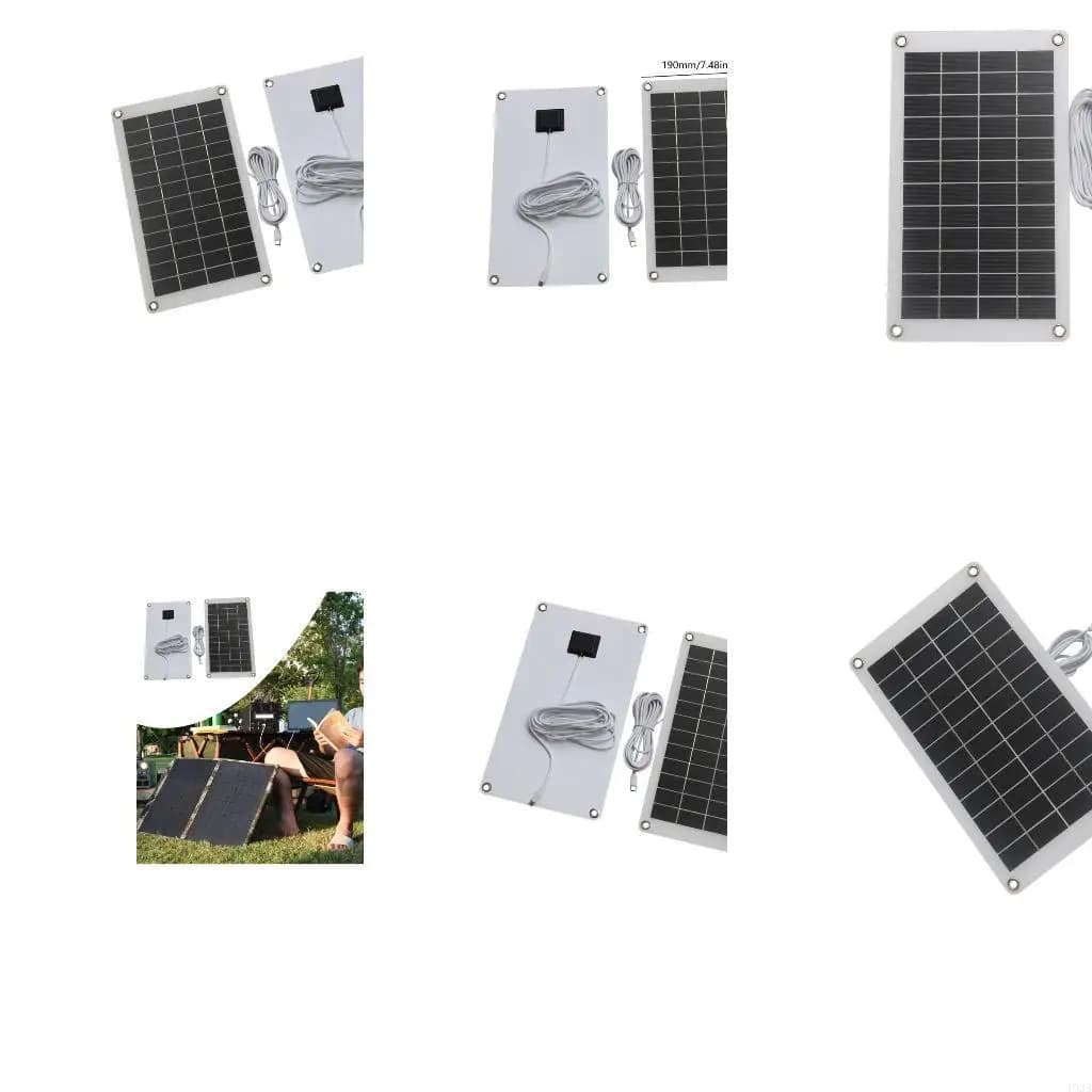 193A Solar Panel for Security Camera Solar Panel Outdoor Rechargeable Battery Camera Waterproof Adjustable Security Mount