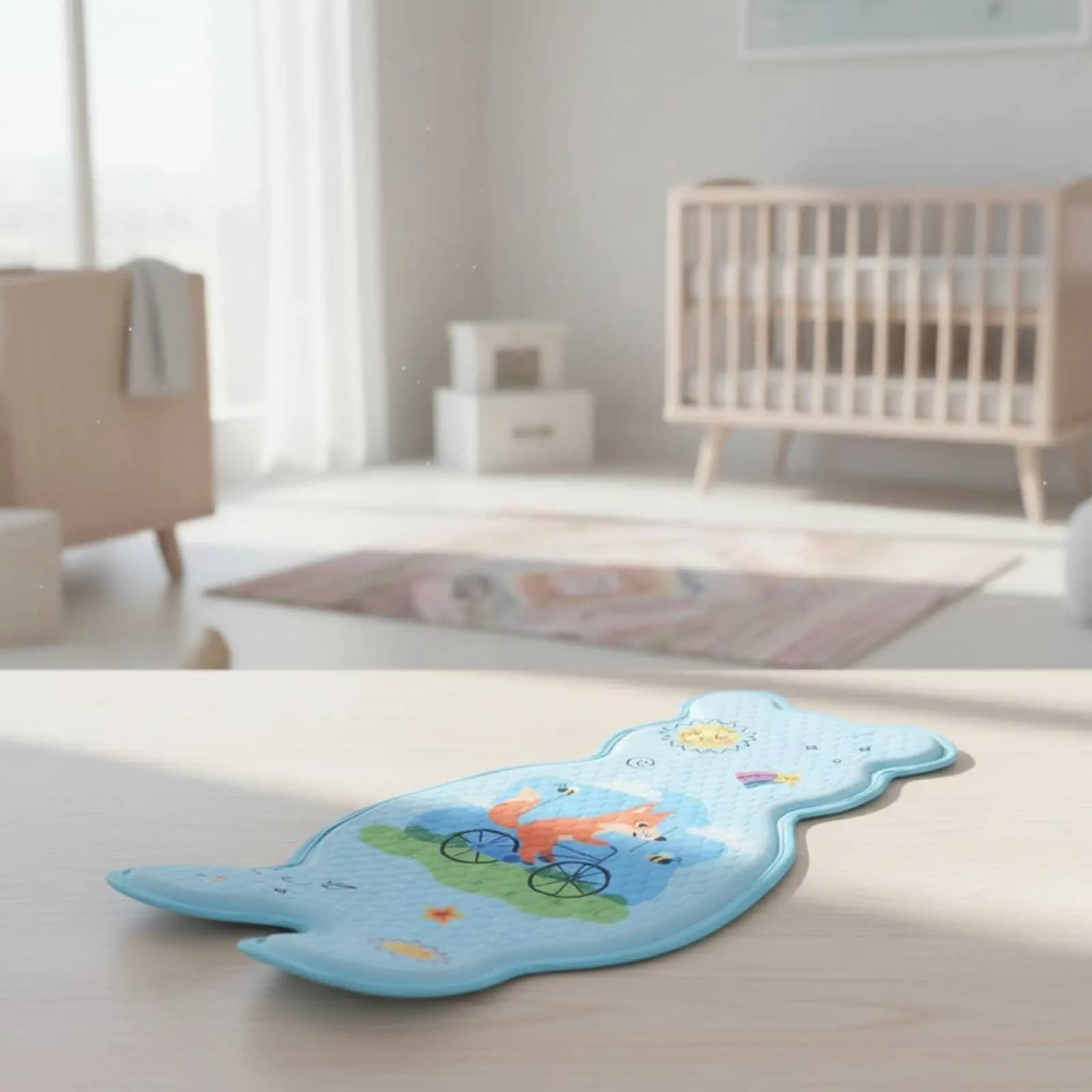 Cooling Stroller Seat Pad Skin-Friendly Summer Baby Stroller Mat Gel Ice Cushion Breathable Baby High Chair Seat Pad for Babies