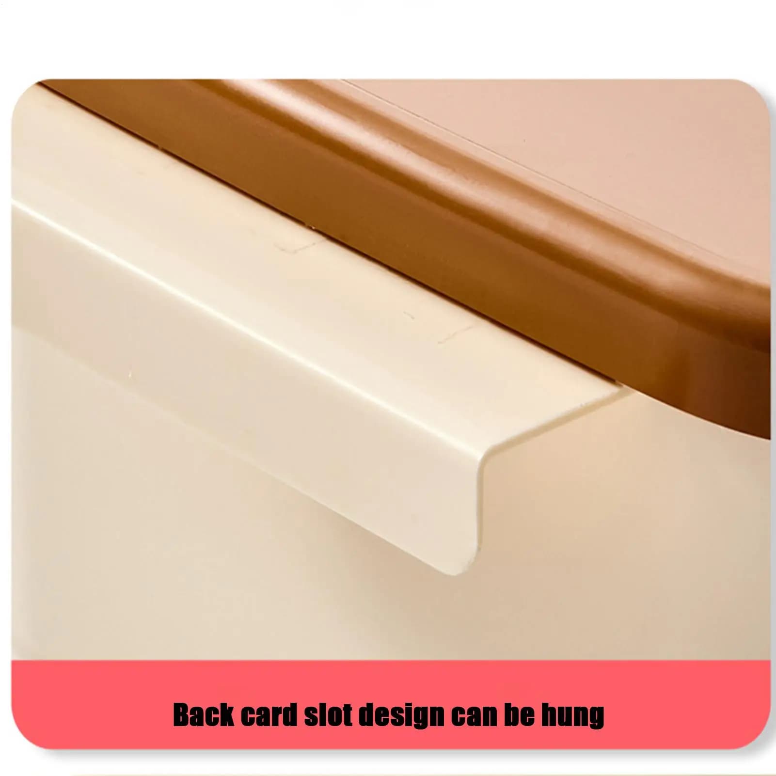 Tasca da letto con ganci coperchio cestino per rifiuti portaoggetti da comodino supporto remoto per letto per bottiglia d'acqua occhiali accessori per capelli telefono