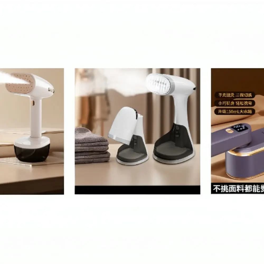 Handheld Clothes Steamer Portable Mini Garment Ironing Machine Adjustable Temperature Fabric Smoothing Device For Travel Home