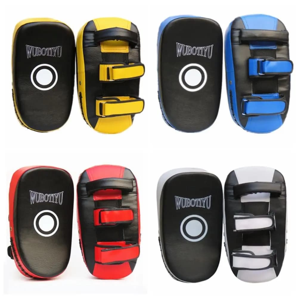Sand Bag Boxing Mitts PU Leather Focus Punch Boxing Training Target Safety Professional Taekwondo Kick Pad Karate Combat