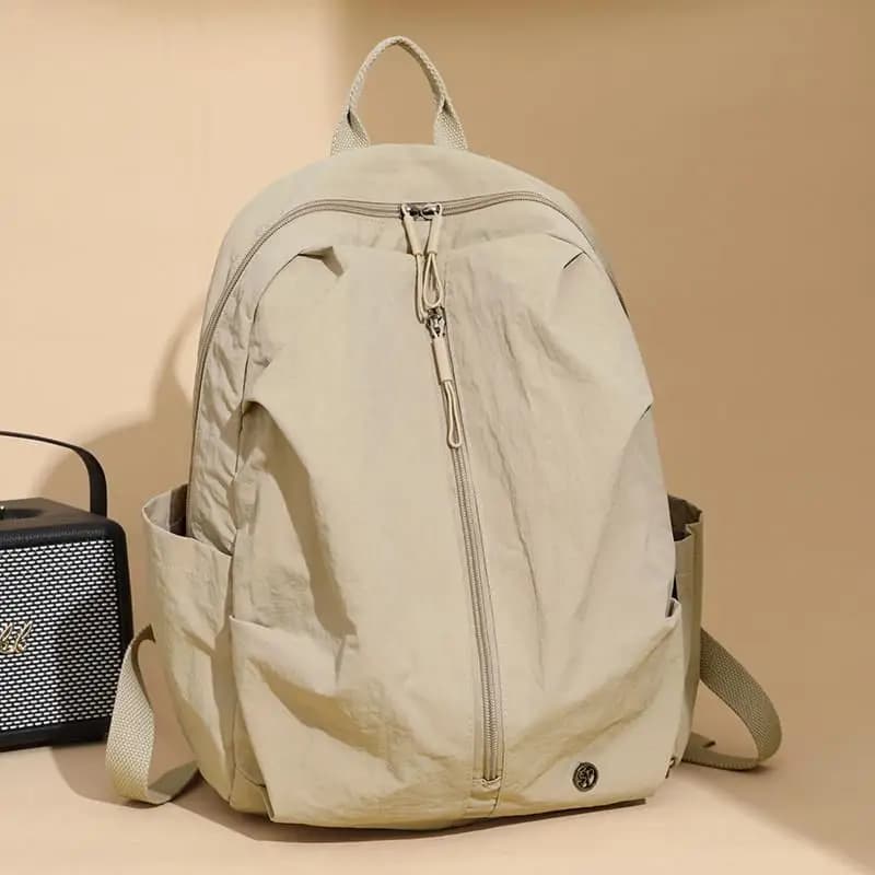 Lightweight Waterproof Nylon Travel Backpack for Men And Women Outdoor Hiking Bag Large Capacity Shoulder Bag Soft Hand Feel